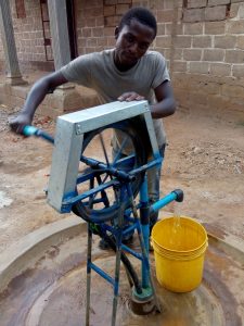 Pump at Self-supply customer Singi Munalula