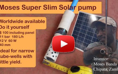Moses invented Super Slim Solar pump