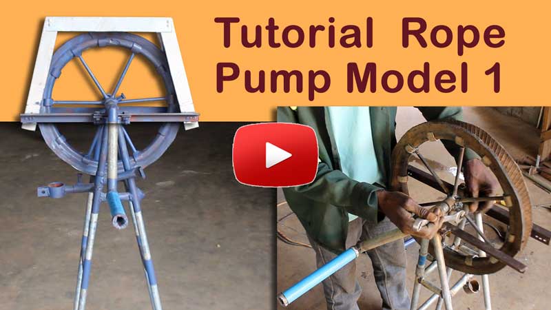Video tutorial making a rope pump