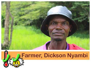 Farmer, Dickson Nyambi